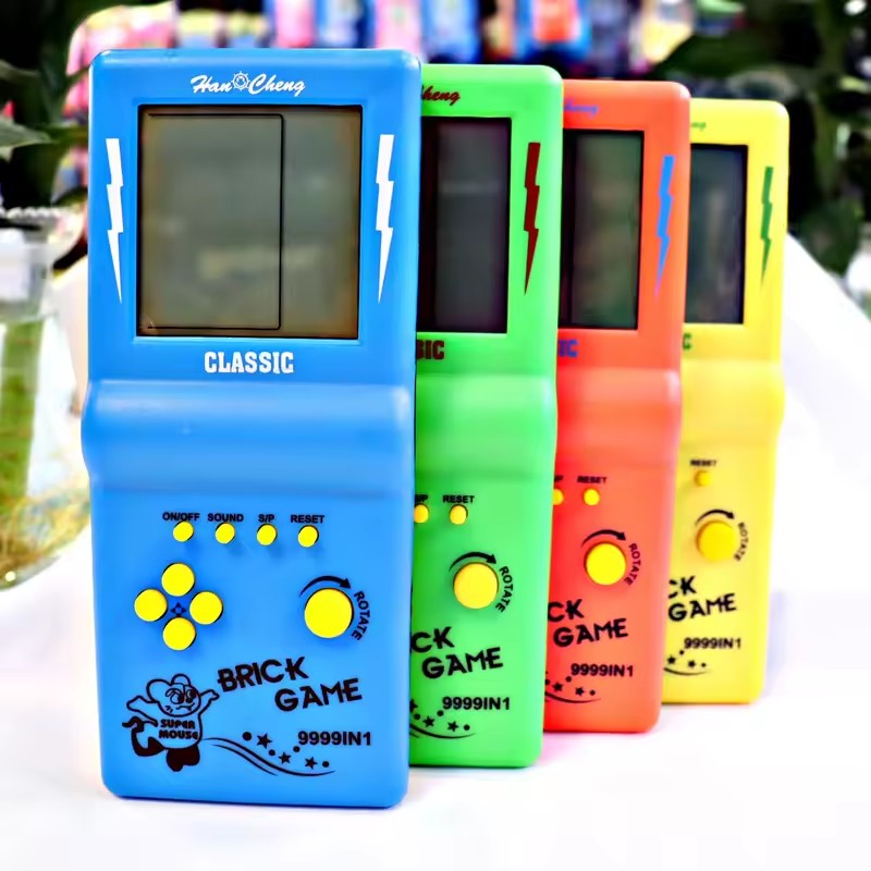 Nostalgic Pocket Game Classic Retro Handheld Game Players for Tetris Console Large Screen Children's Machine Kids Puzzle Toys