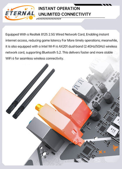 SOYO B760M D4 WiFi DDR4 LGA 1700 Intel B760 M-ATX Motherboard 2* M.2 PCIe 4.0 Type-C WiFi6 ARGB USB3.2 For 12/13/14th processor