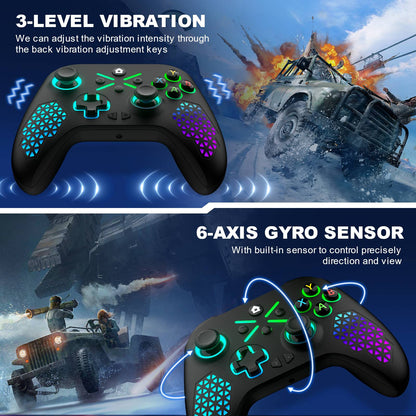 Gamepad For Xbox One Console Xbox Seris S/X Wireless Dual Vibra Six Axis Gyroscope Game Xbox Controller Win 7 8 10