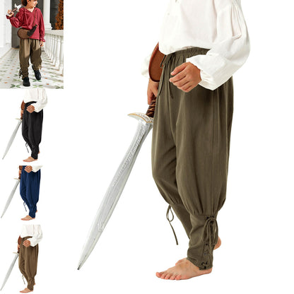Cosplay Costumes for Children Ruffled Pirate Knights  Pants SetHalloween Medieval Renaissance Victorian Era Vampire
