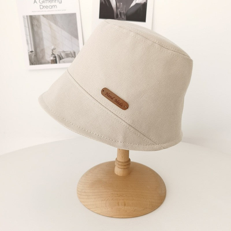 New Japanese Women Bucket Hat Fashion Cotton Soild Color Foldable Fisherman Hats Female Sun Protect Basin Cap gorras para mujer