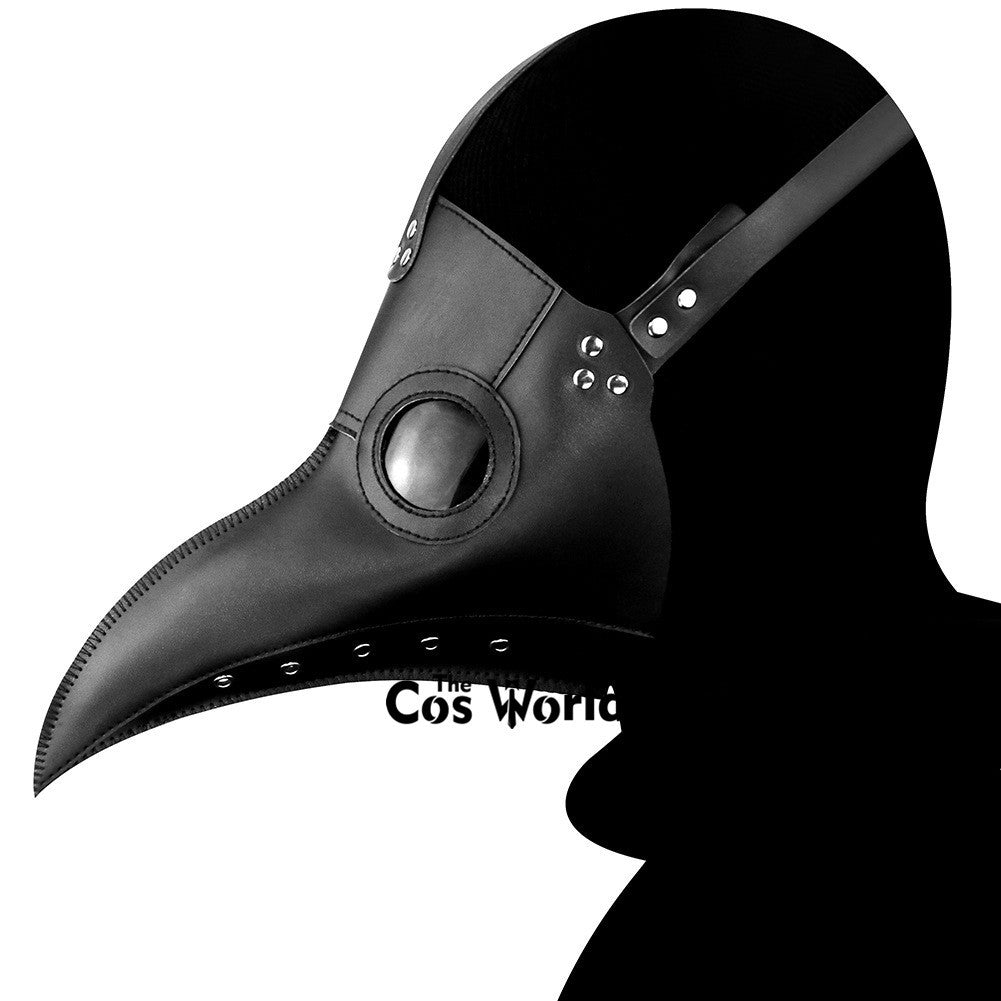 Halloween Plague Doctor Mask Steampunk Gothic Bird Beak Props for Party Carnival Cosplay Costumes Masquerade