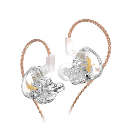 KZ EDX Wired Headset In-Ear Monitor Earbuds Earphones Detachable Cable Sport Game Noice Cancelling Headphone With Microphone