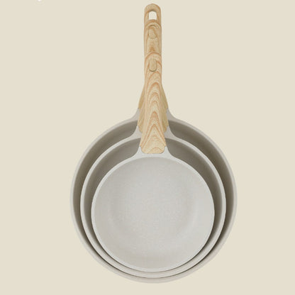 Panela Wok Antiaderente Frigideira Cerâmica Pedra Medicinal Fogão a Gás Indução Utensílios de Cozinha Universais Panela Antiaderente para Bife e Molhos