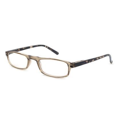 Women Men Reading Glasses Classic Small Rectangle Frame Spring Hinge Ulrta Comtable Wear Readers Eyeglass with Diopters