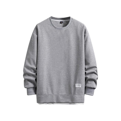 High-end Quality Waffle Fabric Round Neck T Shirts Long Sleeved 2023 Spring Autumn Casual All-match T-shirt Fashion Men Clothing