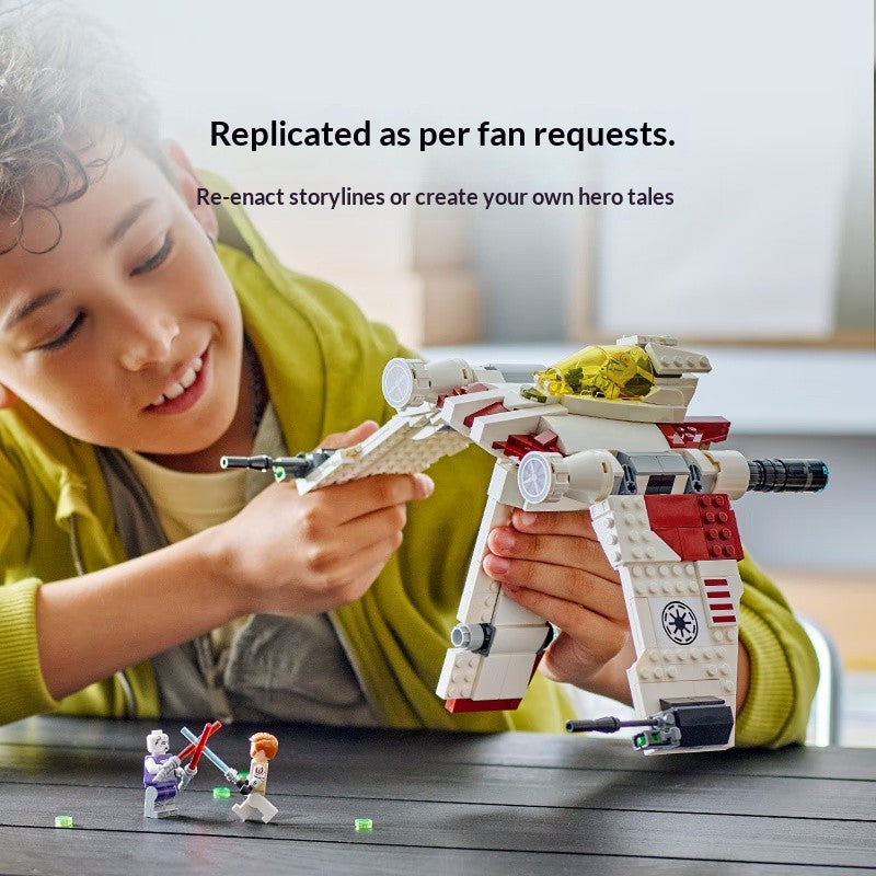 LEGO Blocos de Montar Montar Star Wars 75432 Slalom Starfighter Brinquedos para Meninos e Crianças Presentes de Aniversário e Natal