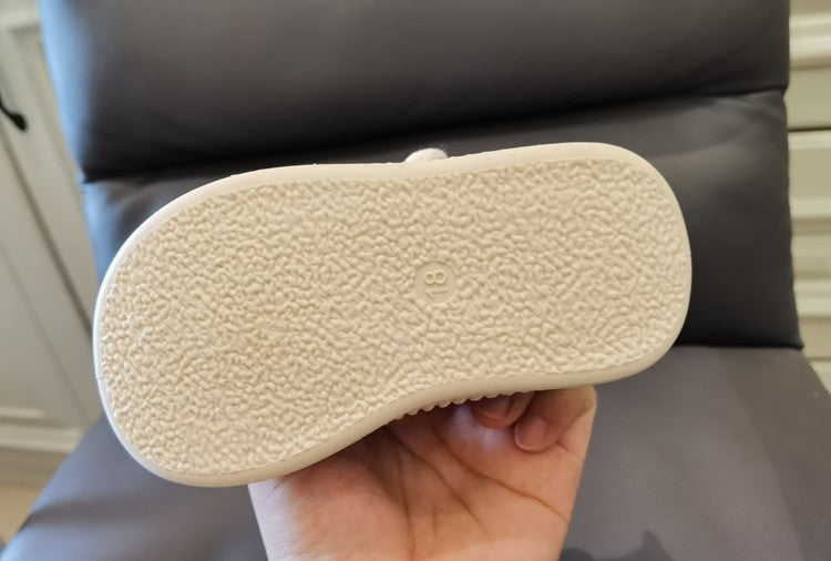 Girls Fashion Shoes Canvas Sneaker Kids Polka Dot Bow Princess Flats Breathable Baby Shoes Student Soft Sole Casual Spring Shoes