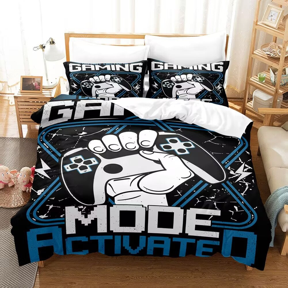 Anime Solo Leveling 3D Printed Bedding Set Comforter Duvet Cover King Queen Twin Size Birthday Gift Adult Boy Bedroom Decoration