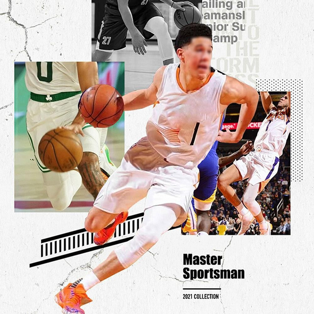 Men One Leg Compression Tights Pants Compression Polyester Sports Training Basketball Tights Pants Athletic Base Layer Tights