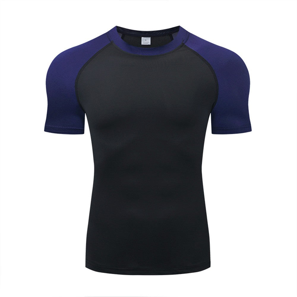 Men's T Shirt Outdoor Training Fitness Gym Jogging Running Sweatshirt Bat/-Man Compression Shirts Tight Elastic Breathable