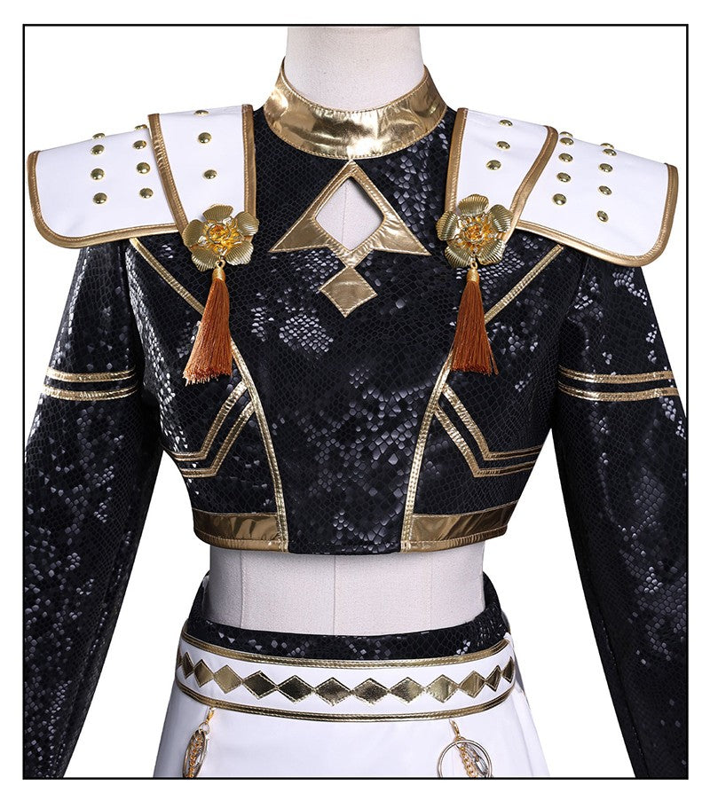 Black Golden Rumi Zoey Mira Cosplay Cosplay Costume Wig Women Suit Halloween Party Role Playing Outfit