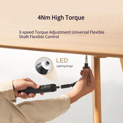 Xiaomi Mijia Power Tool Combo Kits Electric Screwdriver Self-lock Tape Measure Pliers Wrench Home Household DIY Hand Tool Kits