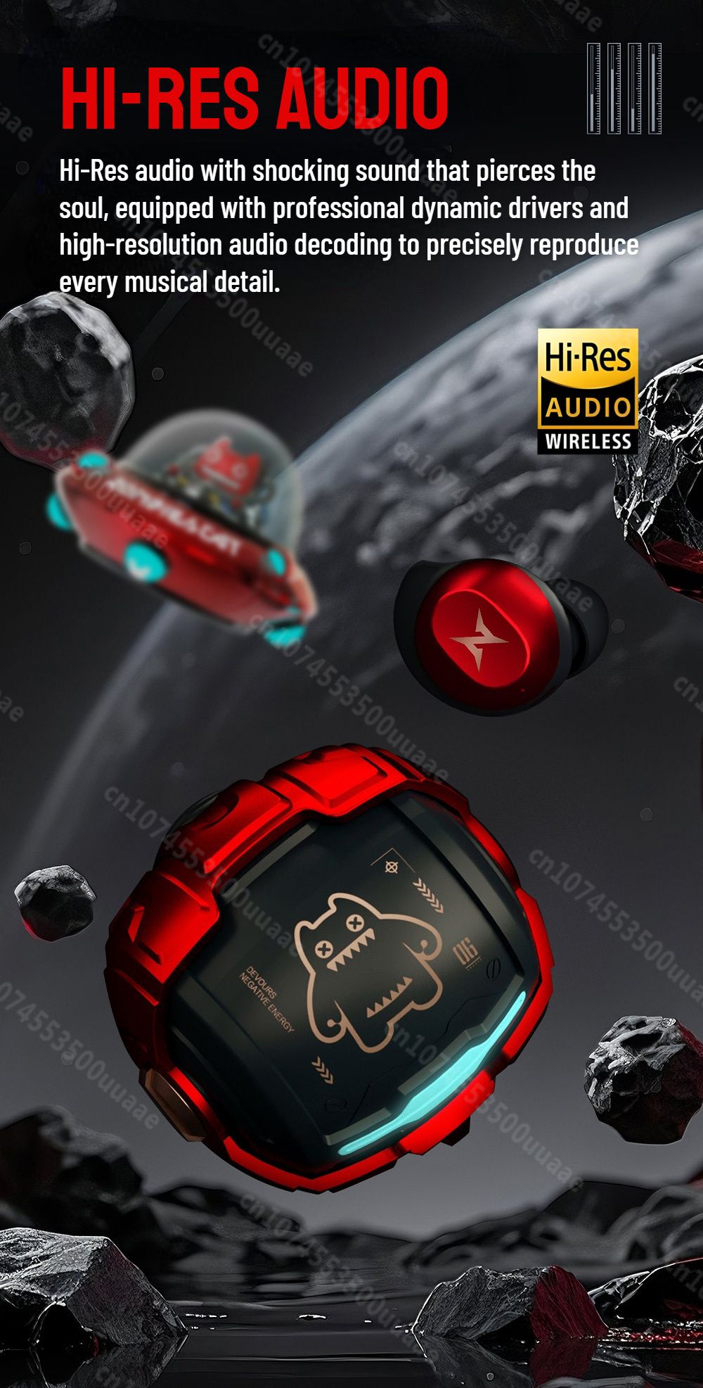 Zombiescat B12 TWS Wireless Earbuds Invisible in-Ear Bluetooth 5.4 Earphones Rotating Flip-Top Design Bluetooth Sports Headphone