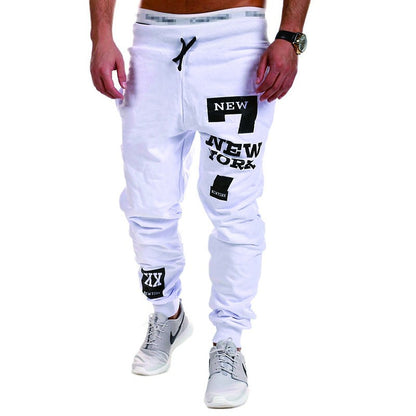 Men's Athletic Shorts Sweat Shorts Capri Pants Drawstring Print Letter Sports Outdoor Weekend Streetwear Stylish Sweatpants Male