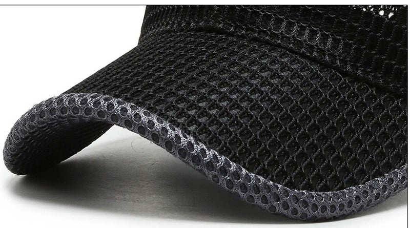 Men Women Outdoor Summer Full Mesh Net Cool Breathable Quick Drying  Sunhat Baseball Cap Anti-UV Tennis Golf Sport Trucker Hats