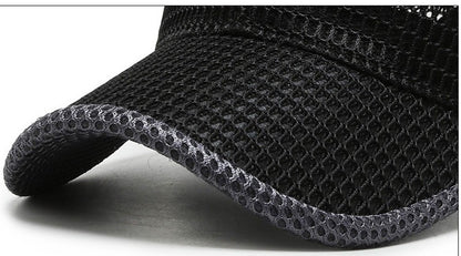 Men Women Outdoor Summer Full Mesh Net Cool Breathable Quick Drying  Sunhat Baseball Cap Anti-UV Tennis Golf Sport Trucker Hats