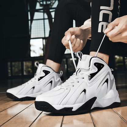 Men's plus size casual sneakers Four seasons breathable light outdoor basketball shoes fashion youth Joker sports running shoes