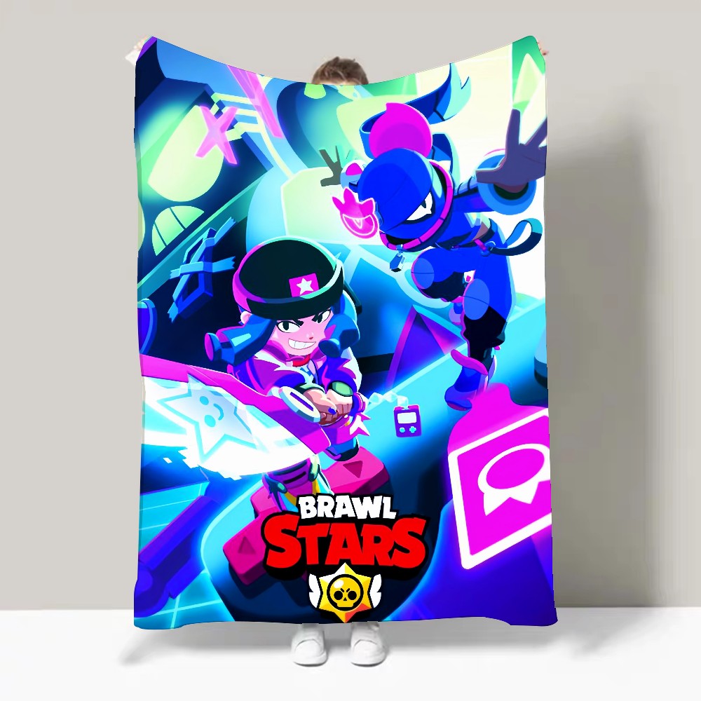 Game B-Brawl S-Stars FPS Strategy Blanket Design Lightweight  For Dorms, Naps, Living Room, Office,Sofa,All-Season