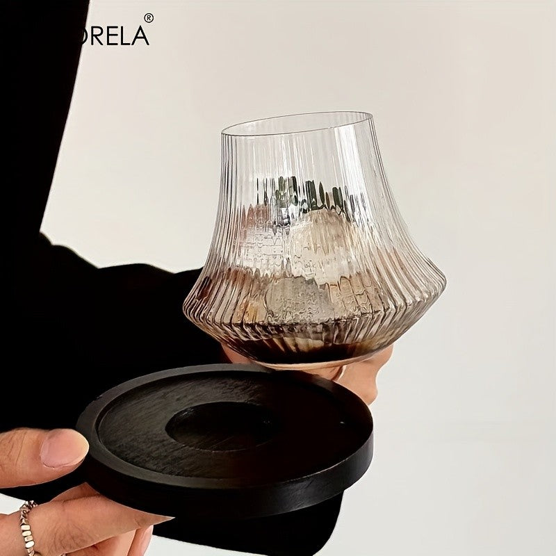 1/2PCS Vertical Cold Brew Coffee Cup Glasses Iced American Latte Water Cups Cold Drink Whiskey Glass for Coffee Lovers