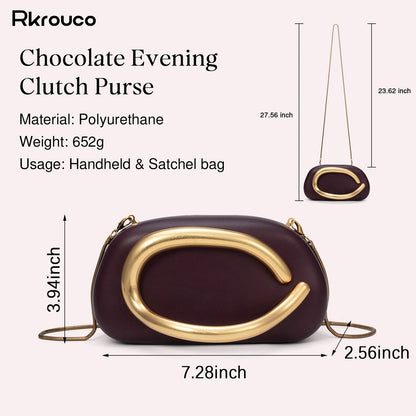 2025 Fashion Women Luxury Evening Banquet Clutch Bag Bride Metal Shoulder Wedding Purse Party Crossbody Day Closure Box Handbag