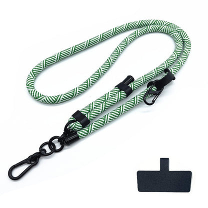 Cordão de Telefone Ajustável 1 Cm de Diâmetro Capa Universal Externa Transversal Ombro Cartão Corda de Pescoço Clipe Alça de Pulso Anti-perda
