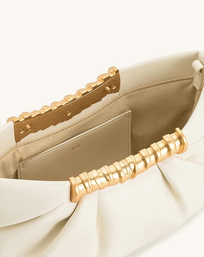 2025 Summer New Evening Handbag For Women Wrinkled Metal Fashion Bag Clutchs ????? ??????? ????????? ??????? ??????? Sac à Main