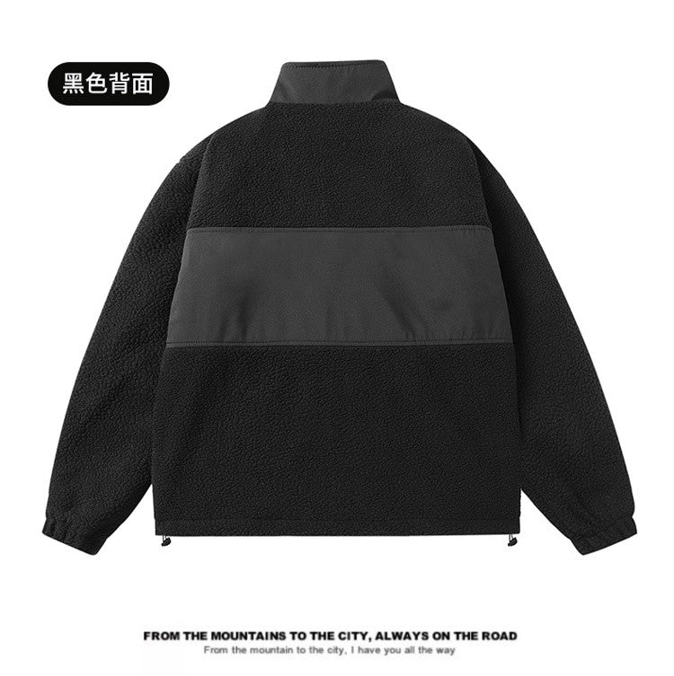 Maxbarley 2025 Winter Cotton Padded Jacket Men Brand Trendy Lambskin Cold-proof Windproof Jacket Casual Camping Ski Fleece Parka