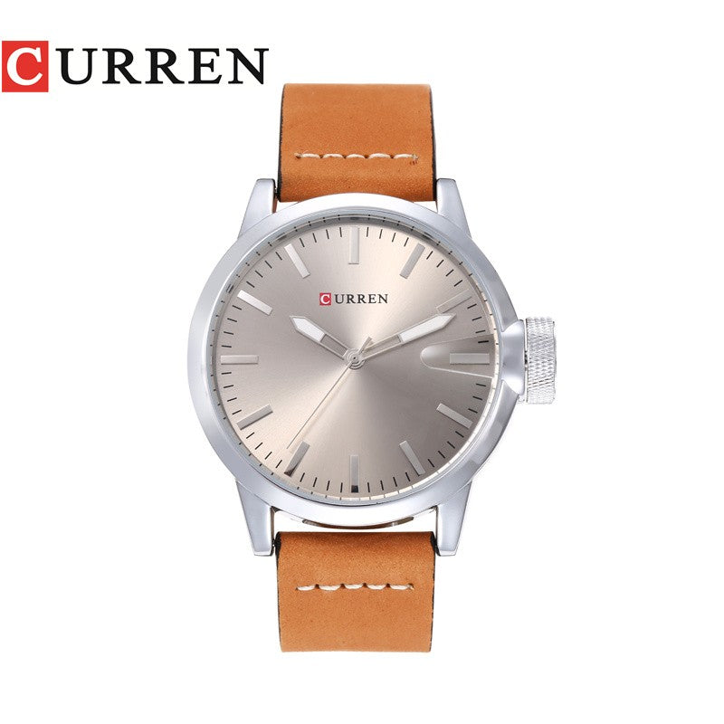 CURREN 8124,8208,8192,8230 Factory Watch Men Calendar Sport Military Male Clock Brand Luxury Origianl PU Leather Band Wristwatch