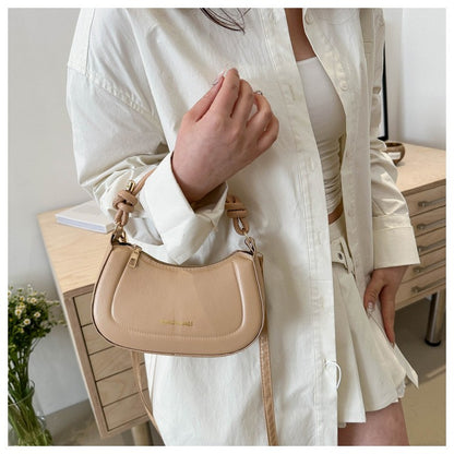 French Luxury Fashion Women's Bag Handbags Ladies Solid Color High-end Texture Versatile Shoulder Bag for Woman
