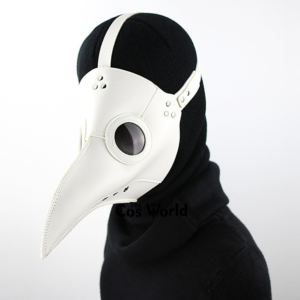 Halloween Plague Doctor Mask Steampunk Gothic Bird Beak Props for Party Carnival Cosplay Costumes Masquerade