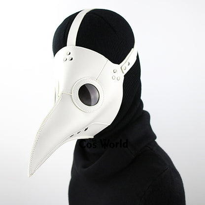 Halloween Plague Doctor Mask Steampunk Gothic Bird Beak Props for Party Carnival Cosplay Costumes Masquerade