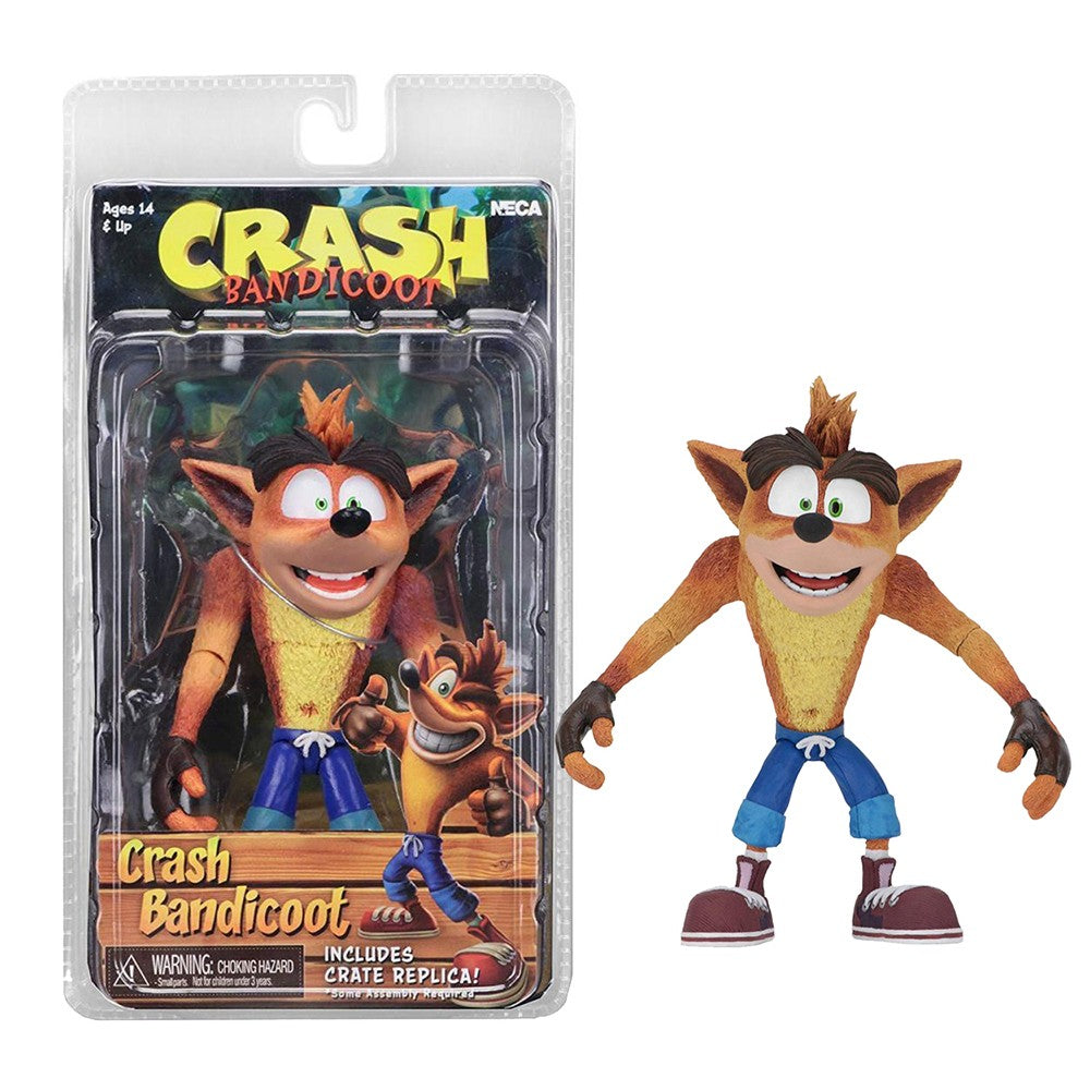 Jogo Crash Figure Crash Bandicoot Sane Trilogy Ação Anime Figura Boneca Decoração Presentes de Halloween