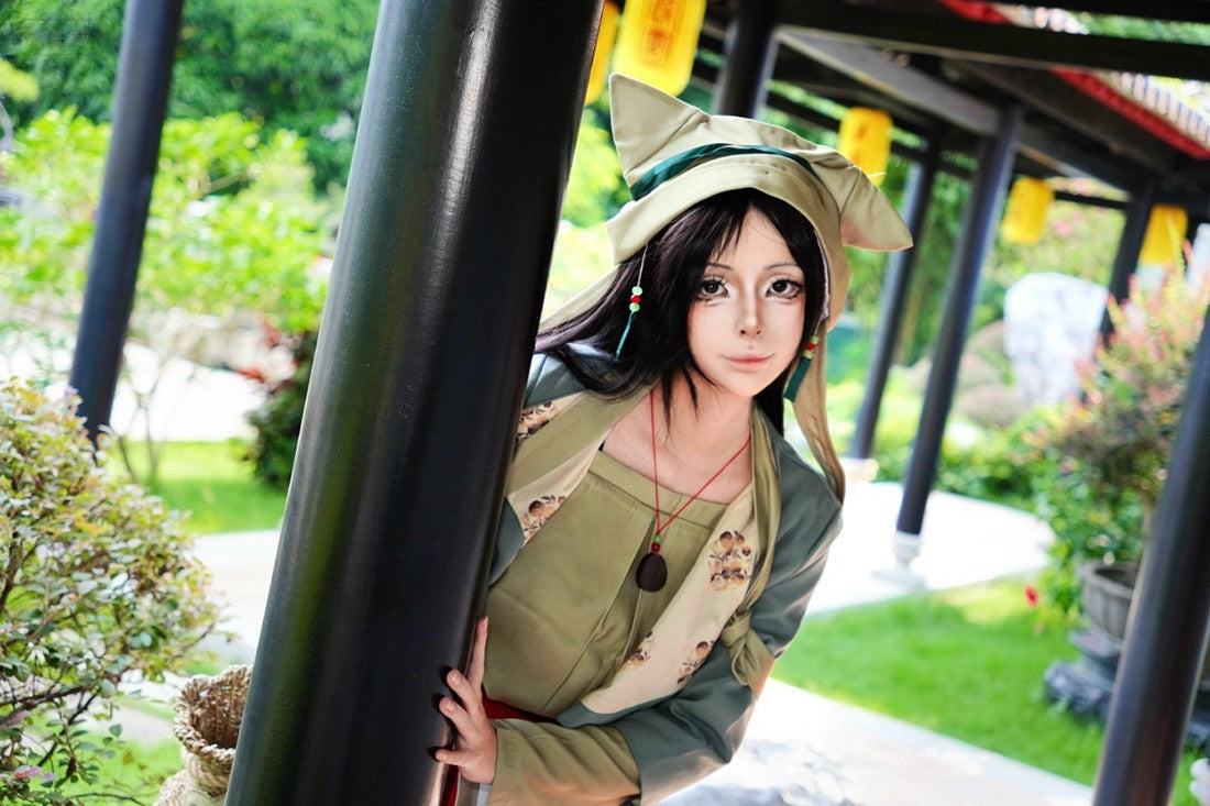 Game Where Winds Meet Yingying Cosplay Costume Ancient Hermit Hero Yingying Hanfu Carnival Convention Event Female Swordsman Set