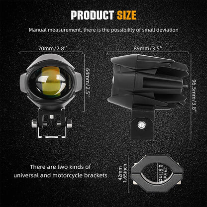 LED Motorcycle Spotlight Headlight Fog Lights Turn Signal DRL Off Road Driving Light Off Road For Truck 12V 24V Auxiliary Light