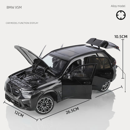 NOVO 1:18 BMW X5M X5 F95 SUV Liga Fundido & Veículos de Brinquedo Modelo de Carro em Escala Miniatura para Crianças
