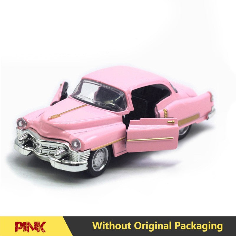 1:32 Alloy Diecast Mustang GT Classic Vintage Car Model Pull Back Car Miniature Vehicle Replica For Collection Gift for Kid
