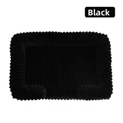 Cama Calmante para Cães Ortopédica em Espuma Viscoelástica Tamanhos P M G GG GGG Sofá com Capa Removível e Impermeável e Tapete de Pelúcia para Cães de Pequeno, Médio e Grande Porte