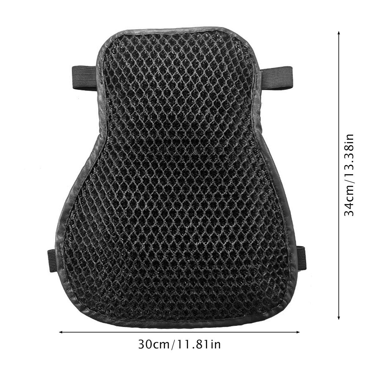 Almofada de Assento de Motocicleta Antiderrapante Estrutura de Malha 3D Respirável Macia e Confortável Proteção Solar Acessórios para Motocicleta