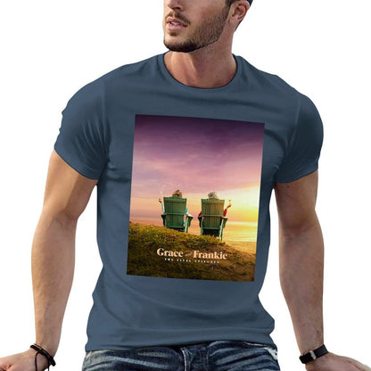 Grace and Frankie The Final Episodes [Promo] T-Shirt black cotton t-shirt plain for man package cotton t shirt man T-Shirt