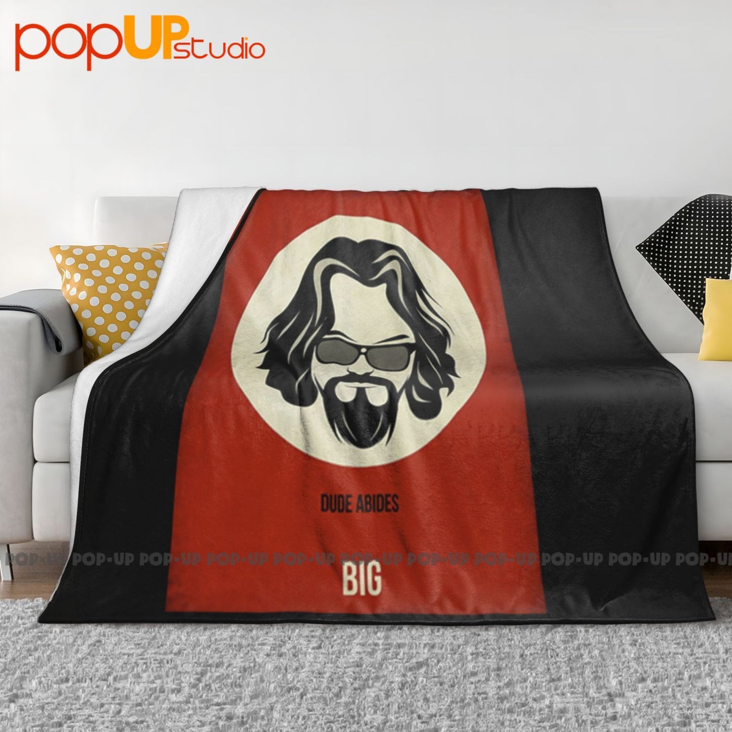 Cobertor Ultra Macio Big Lebowski, Colcha, Capa de Sofá de Inverno, Colchas