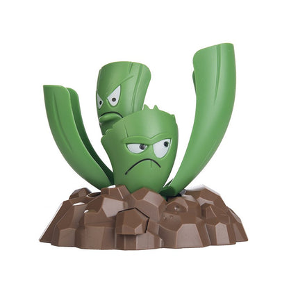 Plantas vs Zumbis Anime Bonecos de Ação Disparervilha Obstáculo Zumbi Pirata Figura de Ação Modelo de Cola Dura Jogo de Batalha Presente Infantil