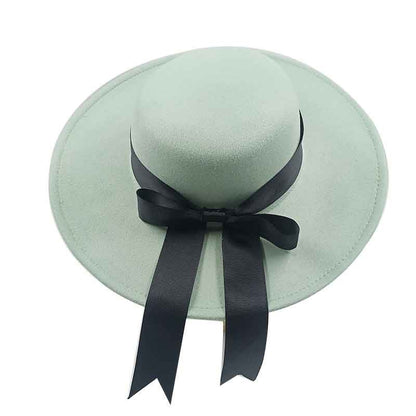 CHAPÉU FEMININO Chapéu Coco Chapéu Fedora Para Mulheres Chapéu Branco Plano Cinto De Luxo Senhoras Chapéu De Casamento Chapéus Fedora Outono Inverno ?????