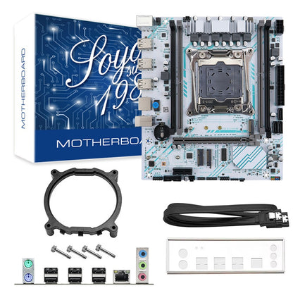 Conjunto de placa-mãe MOUGOL X99 com Xeon E5 2680 V4, DDR4 32G (2*16G) 2133MHz RAM de canal duplo, pino TPM2.0 para componente de computador para jogos