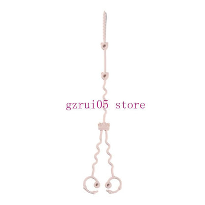 W89E Silicone Pacifier Chain Teething Toy Lanyard Rope Drop Prevention Baby Pacifier Holder Leash Infant Nursing Essential