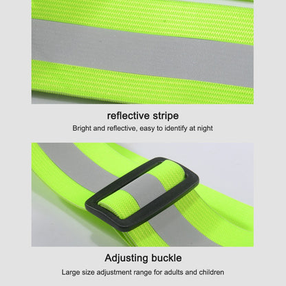 Rechargeable/Battery Adjustable Reflective Security Vests High Visibility Running Vest LED Safety Running Vest for Runners Night