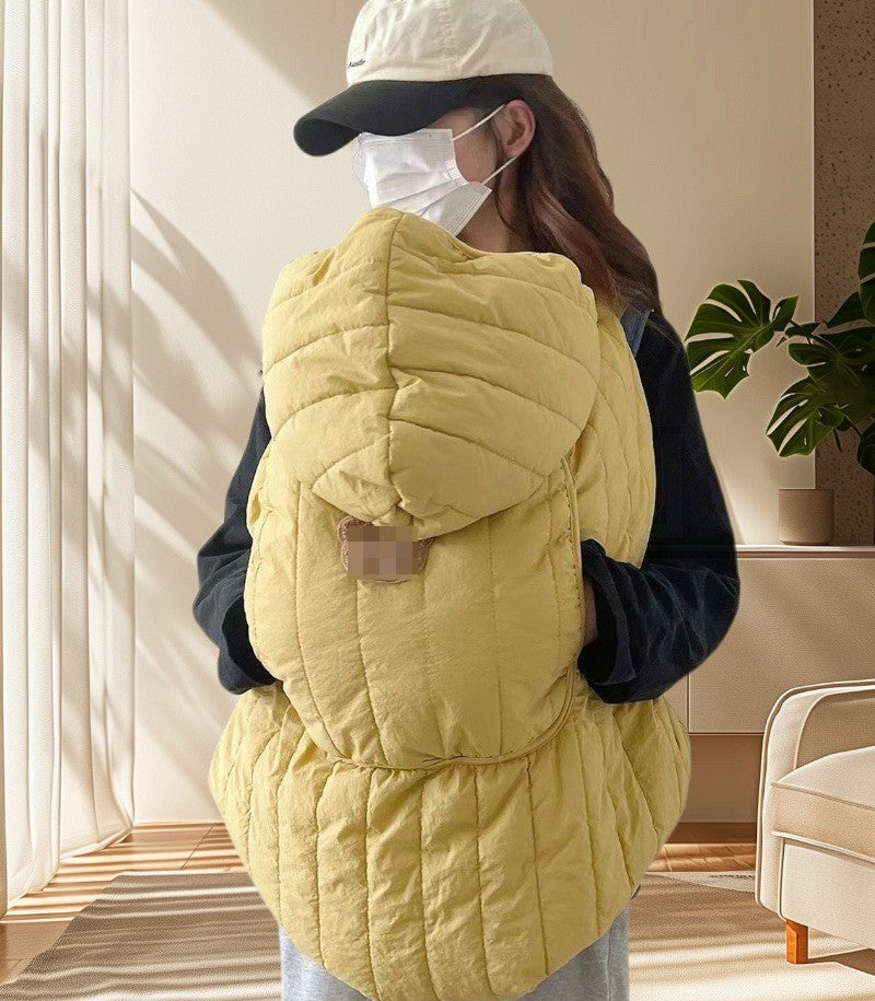 Cloak Autumn and Winter Thick Windproof Blanket Car Cover Blanket Waist Stool Windproof Cloak Baby Walking Artifact