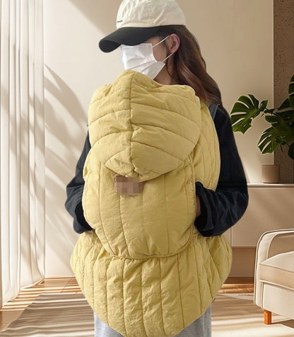 Cloak Autumn and Winter Thick Windproof Blanket Car Cover Blanket Waist Stool Windproof Cloak Baby Walking Artifact