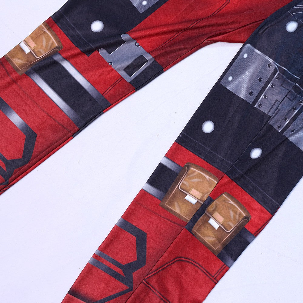 Deadpool vs Wolverine Boys Superhero Cosplay Spandex Suits with Accessories Swords Claws Children Birthday Gift Toy Role Play
