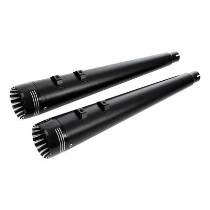 Motorcycle 4" Slip-on Mufflers Exhaust Pipes For Harley Touring Electra Street Glide 1995-2016